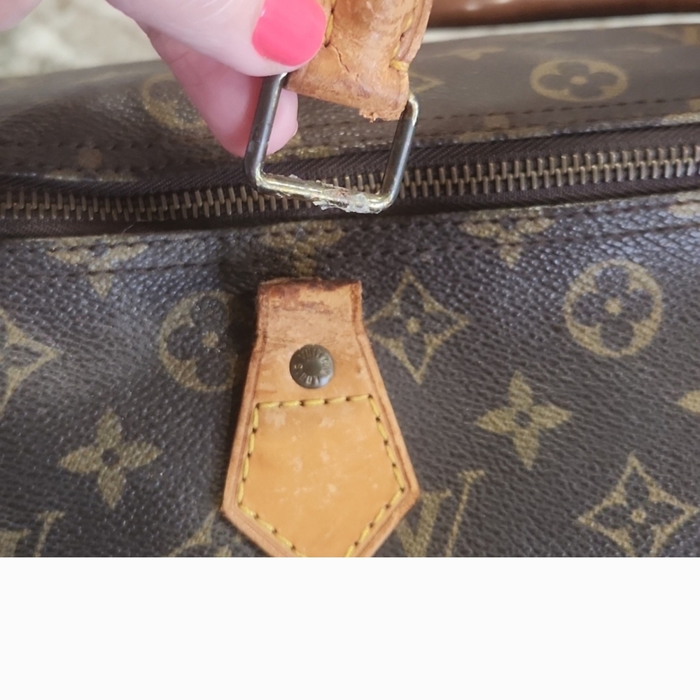 Louis Vuitton Brown Monogram Satchel - Picture 5 of 15